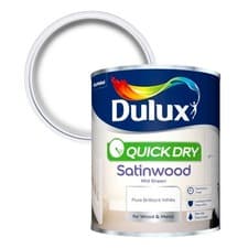 Image of Dulux - Quick Drying Satinwood Paint For Wood & Metal - Various Colours - 750ml