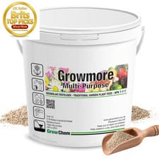 Image of Growmore Fertiliser (1KG Bucket) Multi-Purpose Plant Food Granules – NPK 7-7-7