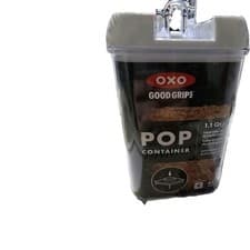 Image of OXO POP 1.1qt Plastic Short Small Food Storage Container White G96