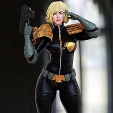 Image of Judge Anderson (Judge Dredd) Model Statue designed by BrunoArt3DSTL (unpainted)
