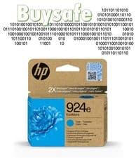 Image of HP 924E EvoMore Cyan Original Ink Cartridge - 4K0U7NE