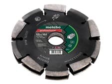 Image of Metabo 2 Row Professional UP Universal Wall Chaser Blade 125 x 18 x 22.23mm MPT
