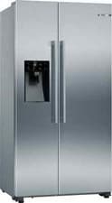 Image of BOSCH Series 6 KAD93AIERG American-Style Fridge Freezer - Brushed Steel