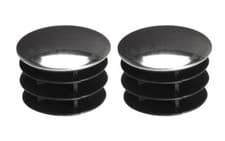 Image of WALL MOUNTED HANGING TUBE CLOTHES RAIL GARMENT WARDROBE DISPLAY SCREW FIX FIT