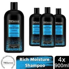 Image of TRESemme Luxurious Moisture Rich Shampoo, Pack of 4, 900ml