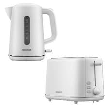 Image of Kenwood Kettle 1.7 & 2 Slice Toaster Set, Abbey Lux , White