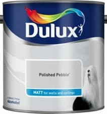 Image of Dulux Polished Pebble Matt Emulsion paint 2.5L