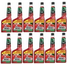 Image of 12 x 500ml Redex Petrol Fuel System Injector Cleaner Treatment.