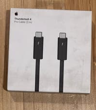 Image of Apple Thunderbolt 4 Pro Cable 3m USB-C MacBook iPad iMac 100% Original