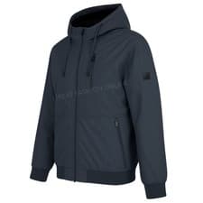 Image of Mens Full Zip Jacket Winter Coat Fleece Hooded Pockets Softshell Rain Coat NEW