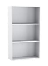 Image of Wide 3 Shelf Tier Wooden Bookcase Cabinet Storage Shelving Display Shelves Unit