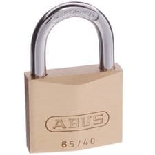 Image of ABUS 65/40 40mm Brass Padlock - 2 keys supplied
