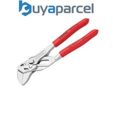 Image of Knipex 86 03 150 SB Mini Pliers Wrench PVC Grip 150mm - 27mm Capacity KPX8603150