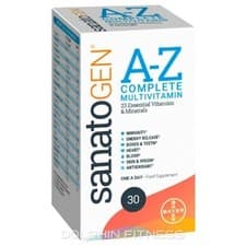 Image of Sanatogen A-Z Multi Vitamins & Minerals - One a day (30 Tablets)