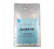 Image of Soakin Dead Sea Bath Salts 1kg Bath Salts Vegan Cruelty Free Vegan Free Delivery