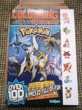 Image of Pokemon Annual 2011 Colouring & Sticker Book Over 100 Stickers Rare Collectable