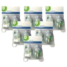 Image of Air Wick Air Freshener 2 x 17ml Scented Oil Plug In Refill Twin Pack - Linen