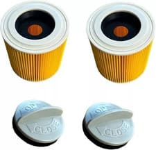 Image of 2Pcs Cartridge Filter for Karcher WD WD2 WD3 Series Wet & Dry Vacuum Cleaner Set