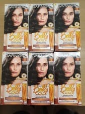 Image of 6 X Garnier Belle Color 1 Natural Black Permanent Hair Dye  JUST £43.49