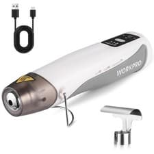 Image of WORKPRO Mini Heat Gun Cordless, 7.2V Handheld Hot Air Gun with Reflector Nozzle
