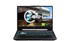Image of ASUS TUF Gaming laptop with a Ryzen 5‑7535HS, 16GB DDR5, and RTX 3050