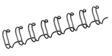 Image of Fellowes 12mm Wire Binding Combs, 100 Pack - Black Black 12 mm