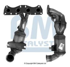 Image of BM CATALYSTS Catalytic Converter Front Fits Citroen Mini Peugeot + Fitting Kit