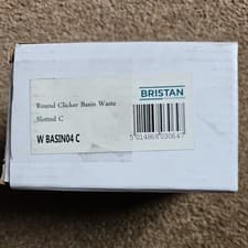 Image of Bristan Round Clicker Basin Waste Slot W BASIN04 C VAT INVOICE GIVEN