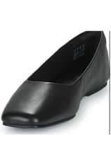 Image of clarks Ladies Pure Ballet2 Black Leather Flat Shoe Uk Size 5 D / 38