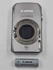 Image of Canon IXUS 1000 HS 10.0 MP Digital Camera Silver - Refurbished