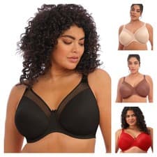 Image of Elomi Smooth Bra Moulded Underwired Full Cup Womens Full Figure Lingerie 4301