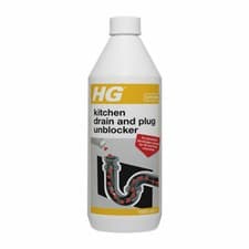 Image of HG Kitchen Drain Unblocker 1 Litre Unblocks Drains & Prevents Stubborn Blockages