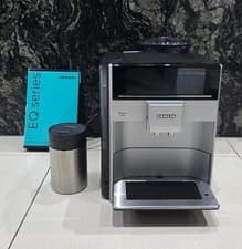 Image of New Bean to cup coffee machine Siemens EQ6 plus s300 Diamond titanium metallic