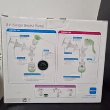 Image of MAM 2-in-1 Single Breast Pump Manual and Electric New And Sealed In Box