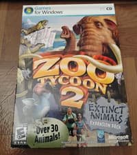Image of NEW Zoo Tycoon 2 Extinct Animals Expansion Pack (PC, 2007) Game For Windows