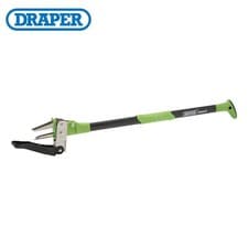 Image of Draper 37796 Long Handled Weed Puller Comfortable Soft Grip Aluminium Shaft