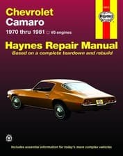 Image of Chevrolet Camaro (70 - 81) by Haynes Publishing - 9780856968815