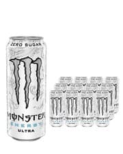 Image of Monster Ultra White Energy Drink Can Multipack, 12 x 500 ml