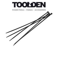 Image of Faithfull FAICT300B Cable Ties Black 4.8 x 300mm (Pack 100)