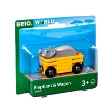 Image of Brio Elephant and Wagon 33969