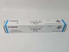 Image of Canon C-EXV 47 genuine Cyan toner iR ADV C250 C350 C351 8517B002 sealed