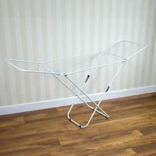 Image of Winged Airer Folding Laundry Clothes Dryer Portable Cloth Heat Rack Indoor