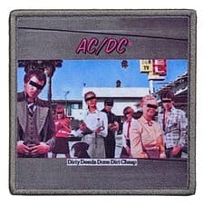 Image of AC/DC Dirty Deeds Done Dirt Cheap Printed Patch One Size