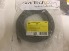 Image of StarTech Black 15m Cat5e RJ45 male to RJ45 male patch cord cable. Unopened pack