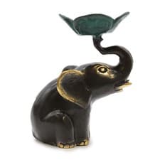 Image of Small Elephant Candle / Incense Holder