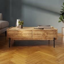 Image of Bryant Sliding Coffee Table Solid Wood