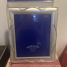 Image of Silver Plated Photo Frame 8x10 Inches Tarnish Resistant(20x25cm)