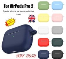 Image of For Apple AirPods Pro 2nd Gen 2022 Case Soft Liquid Silicone Shockproof Cove