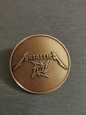 Image of METALLICA BLACK ALBUM pin Badge New High Quality Kill Em All Master Of Puppets