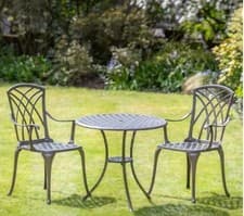 Image of New Boxed Aluminium Two Seater Bistro Set